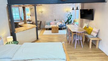 Lit parapluie, Wi-Fi, draps fournis