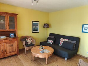 Living area - Apartment Zimt-Apfel direkt an der Piste und am Rothaarsteig gelegen (Winterberg)