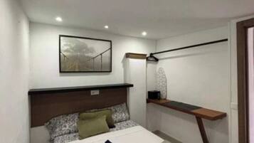 1 bedroom, in-room safe, iron/ironing board, travel crib