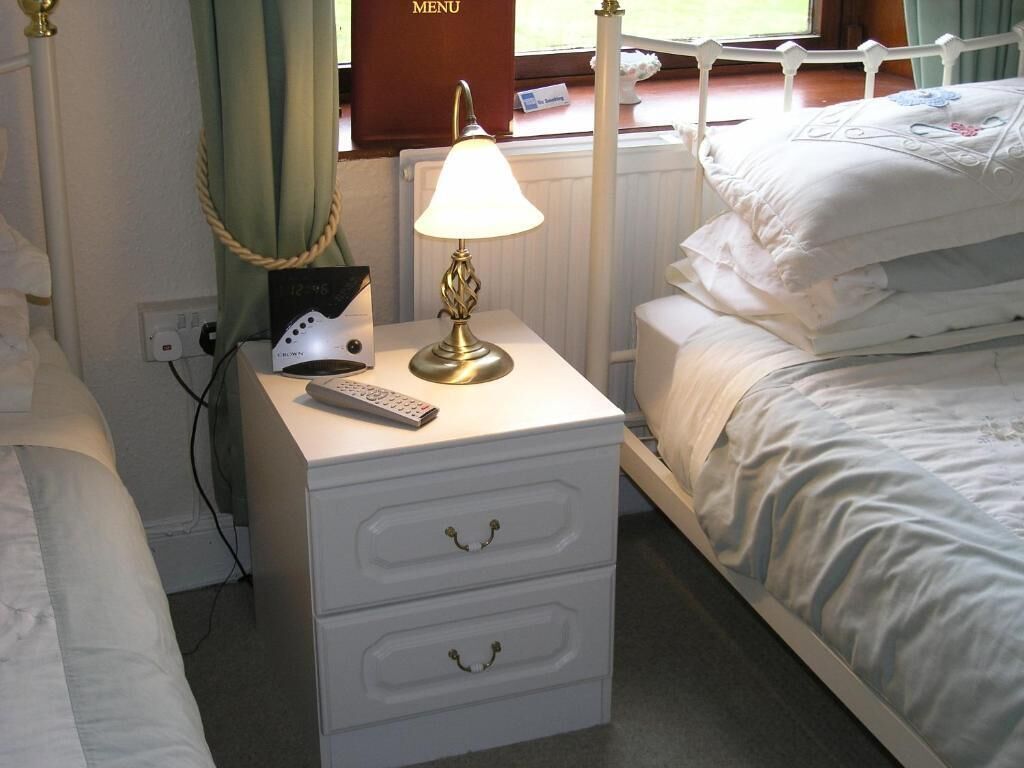 Standardværelse med 2 enkeltsenge - udsigt til have