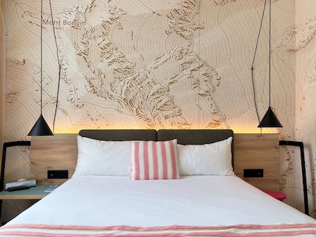 Habitación básica doble, no fumadores | Wifi gratis. Nonanteneuf Sierre