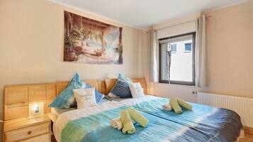 2 quartos, Wi-Fi, roupa de cama