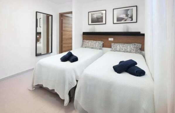 1 bedroom, in-room safe, iron/ironing board, travel cot