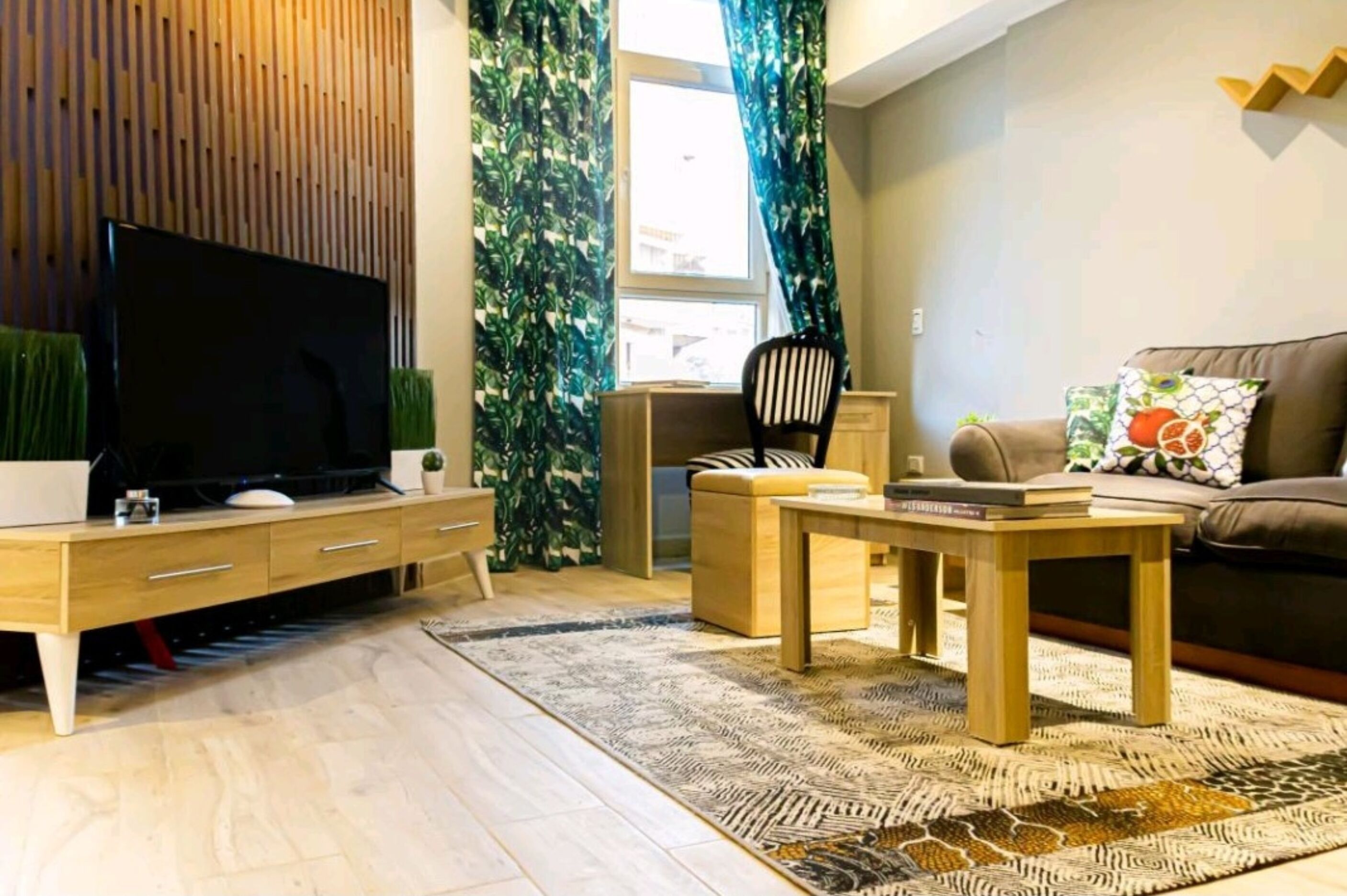 Estudio Deluxe, 1 cama King size | Área de sala de estar