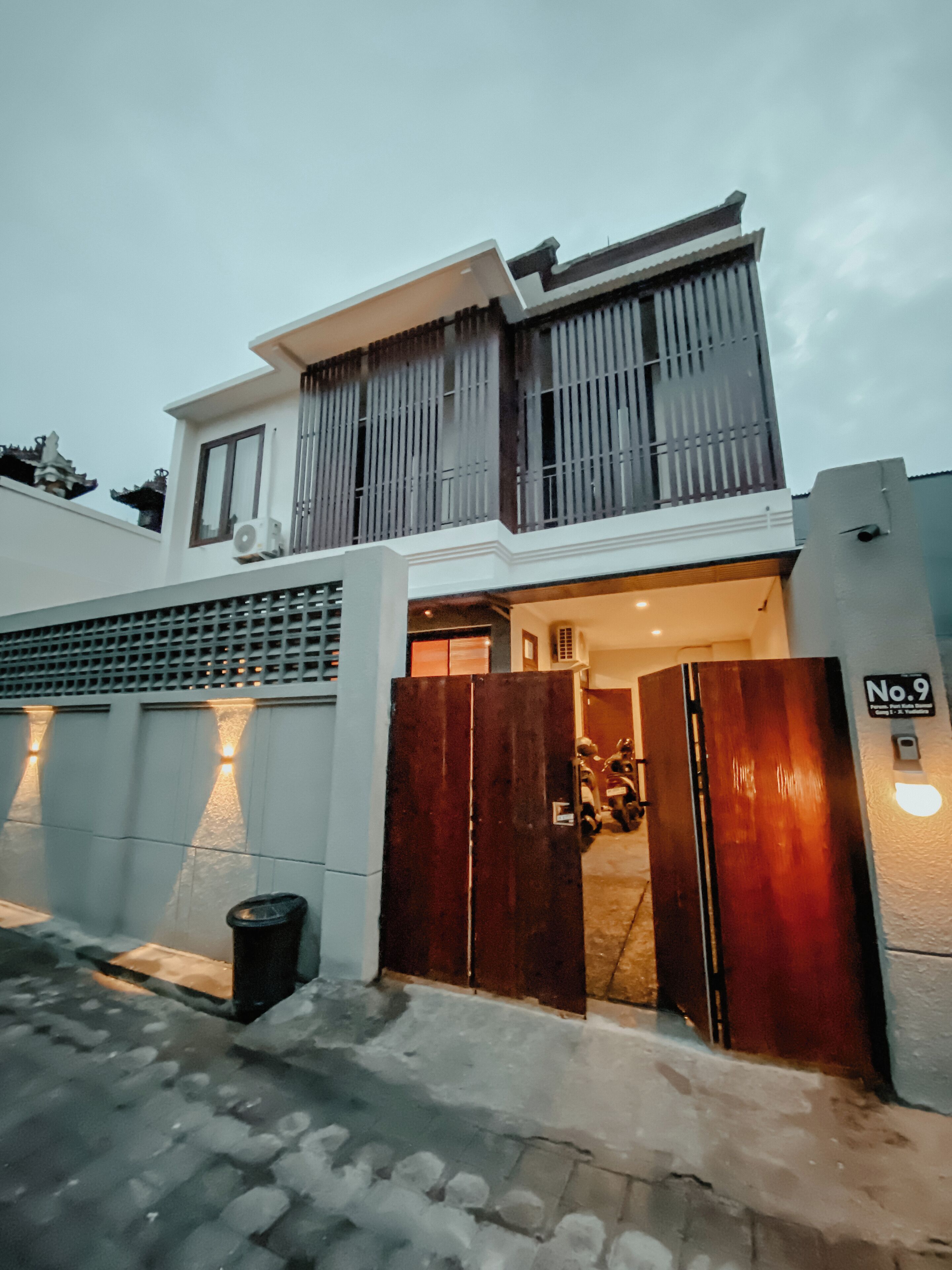 Fassade der Unterkunft