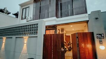 Fassade der Unterkunft