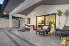Terrace/patio - Beautiful view at Villa Mantis (Golovik)