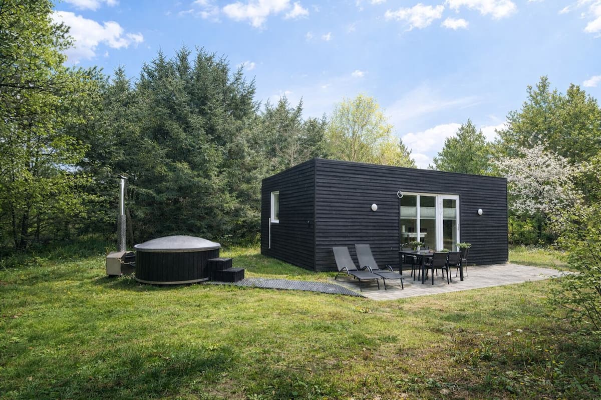 Deluxe-hytte - ikke-ryger - køkken | Overnatningsstedets område