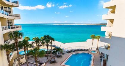 🏖️East Pass Towers 105 - Emerald Breeze | Gulf Front | Pool🏖️