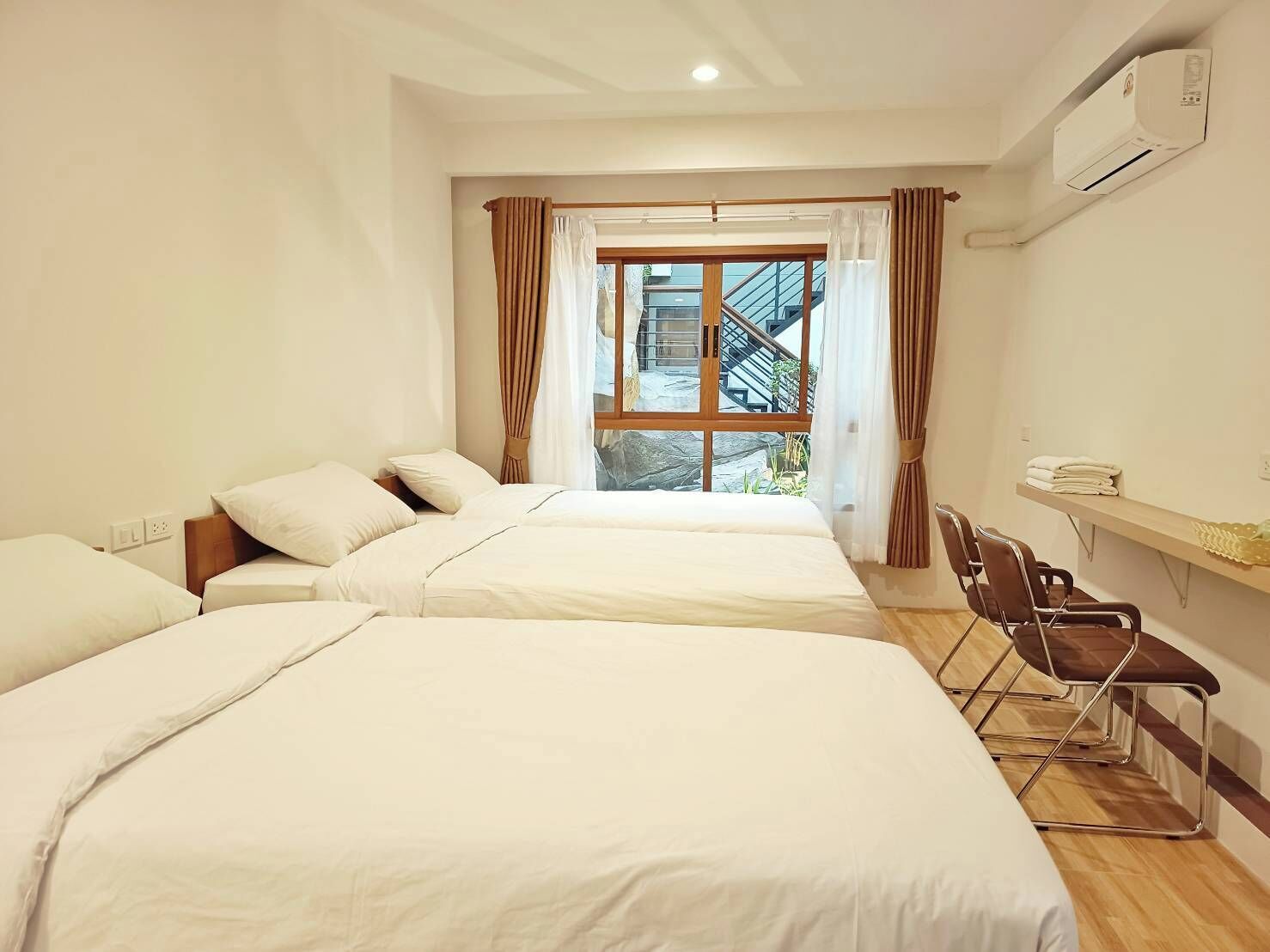 Comfort-Dreibettzimmer, Nichtraucher, Gartenblick | Kostenloses WLAN