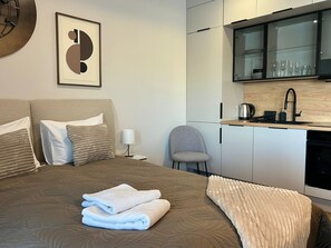 Blackout curtains, free WiFi - MARGI Ruby Apartament (Szczecin)