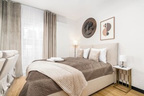 Comfort Studio Suite, River View | Blackout drapes, free WiFi - MARGI Ruby Apartament (Szczecin)