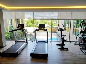 Zimmer, 1 Schlafzimmer, barrierefrei, Raucher | Fitnessbereich