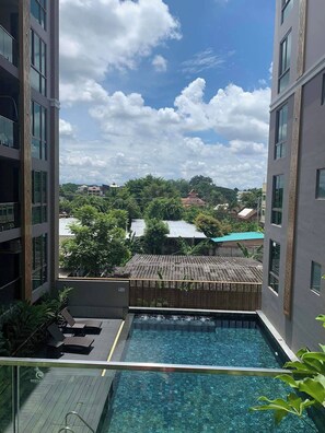 Room, 1 Bedroom, Accessible, Smoking | Pool - Room-luxury Condo, Chaing Mai Night Baza (Chiang Mai)