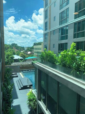 Room, 1 Bedroom, Accessible, Smoking | Pool | Outdoor pool - Room-luxury Condo, Chaing Mai Night Baza (Chiang Mai)