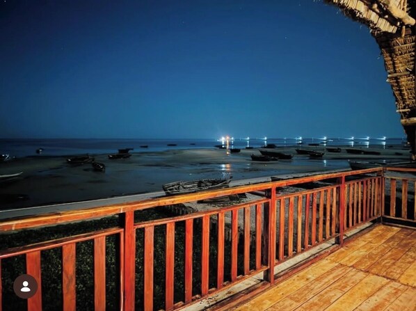 Deluxe Double Room, Balcony, Sea View | Balcony view - MAISARA MAFIA BEACH LODGE (Mafia Island)