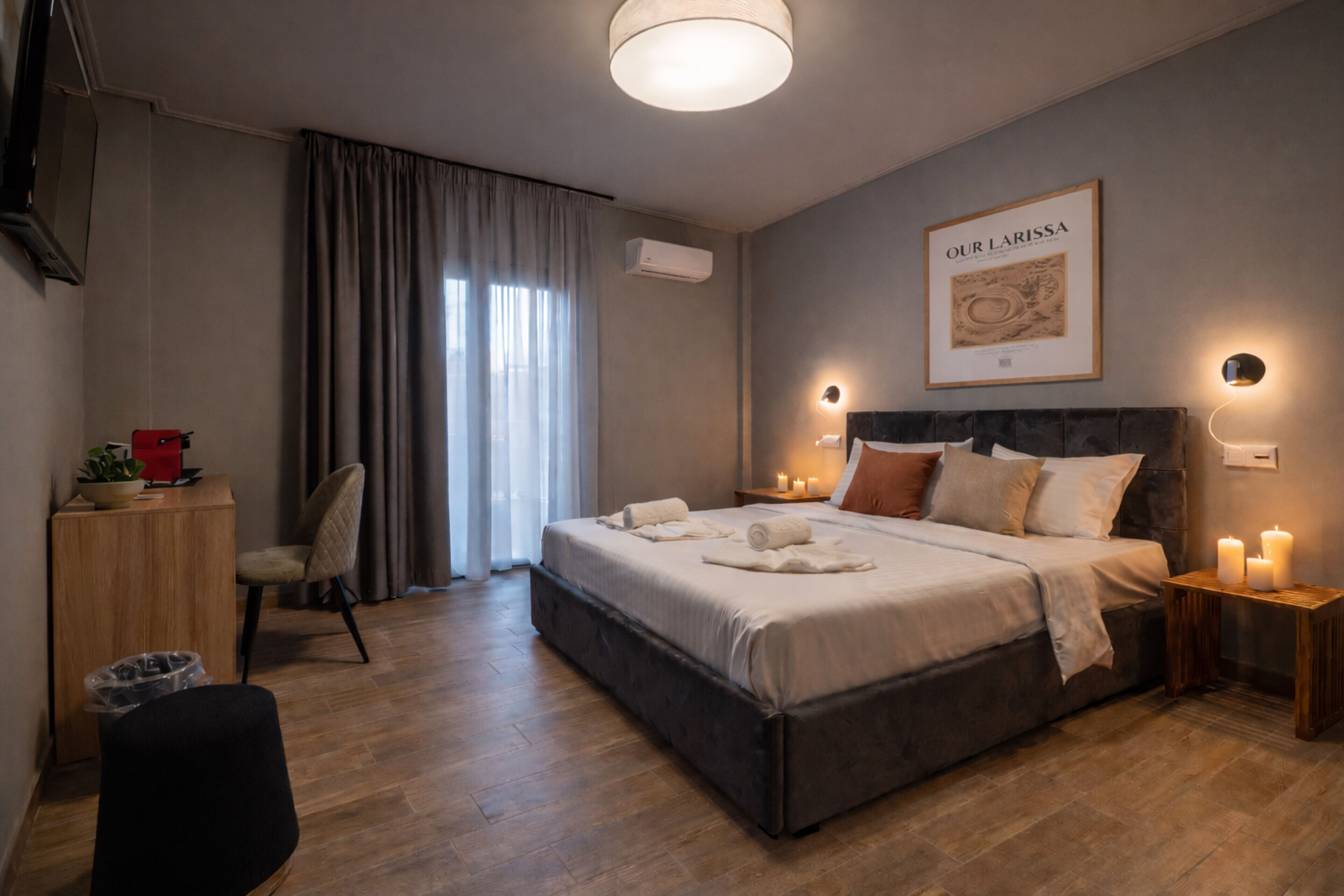 Quarto casal luxo, vista para a cidade | Wi-Fi de cortesia