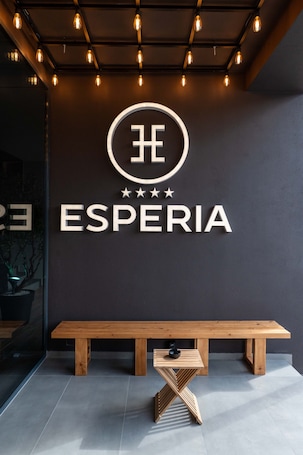 Front of property. ESPERIA HOTEL