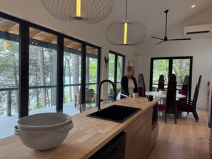 Dining - Modern Luxe Island Escape  Boat Required Pets sleeps 6-8 (Alton)