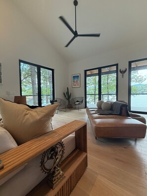 Living area - Modern Luxe Island Escape  Boat Required Pets sleeps 6-8 (Alton)