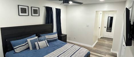 2 chambres, fer et planche Ă repasser, Wi-Fi gratuit, draps fournis