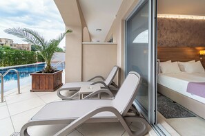 Habitació doble Deluxe | Terrassa o pati