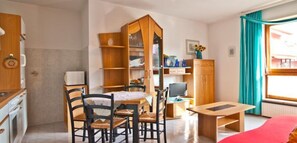 Apartment, 1 Bedroom, Balcony, City View | Dining room - Cozy Flat for Four Guests Just Steps From the sea (Grado)