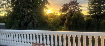 Merzhausen Castle in the Taunus region near Frankfurt am Main - west wing