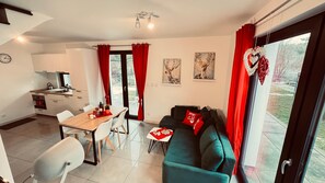 House | Living room - Holiday Home With Jacuzzi, for 6 People (Wladyslawowo)