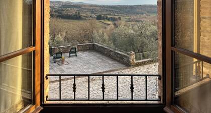 La Pietra Dorata house with pool in the beautiful hills of Siena in Tuscany