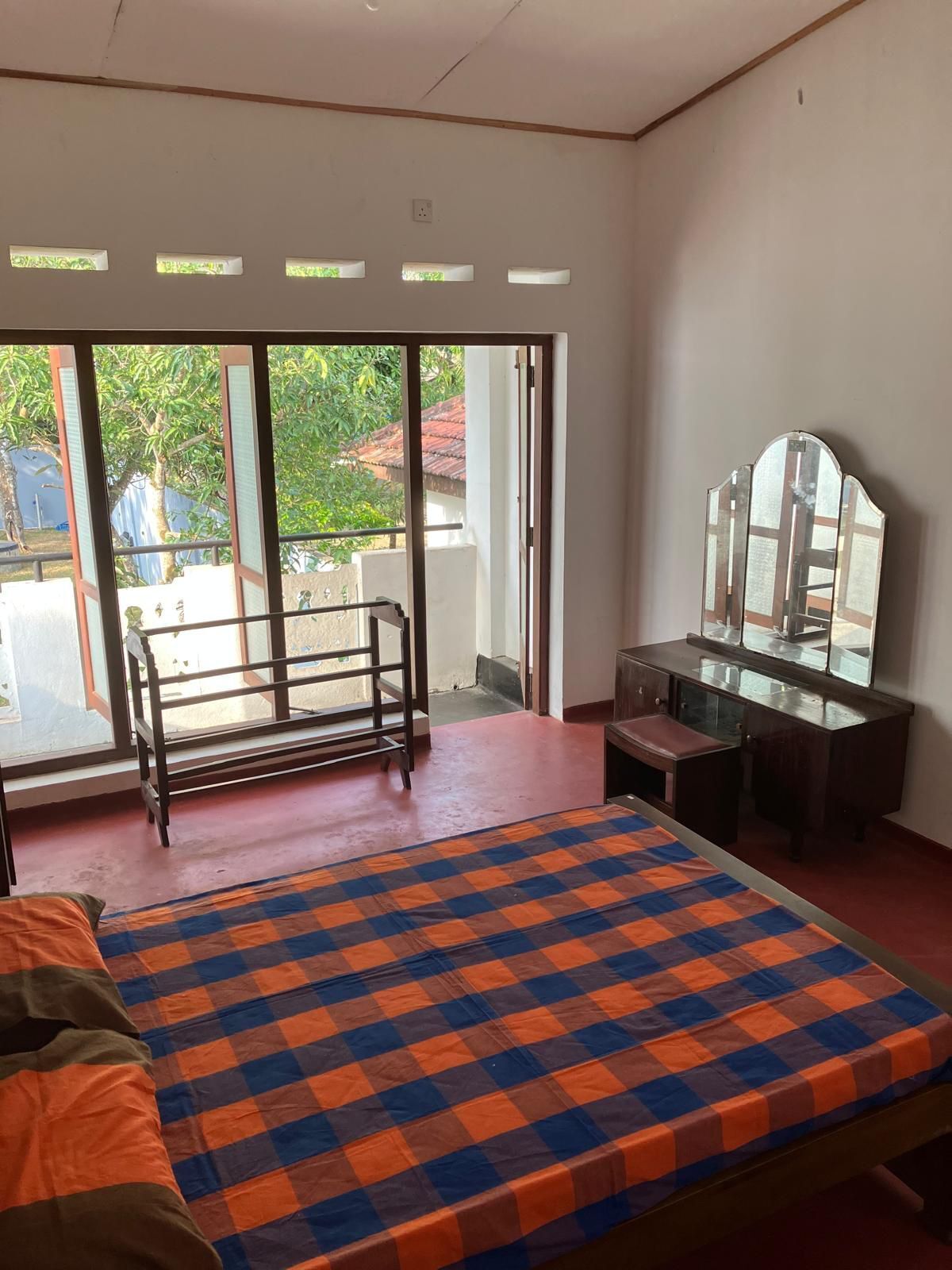 Economy House | Desk, iron/ironing board, bed sheets