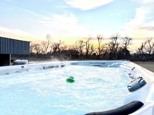 Luxury Country Farmhouse on 10+ Acres - Swim Spa