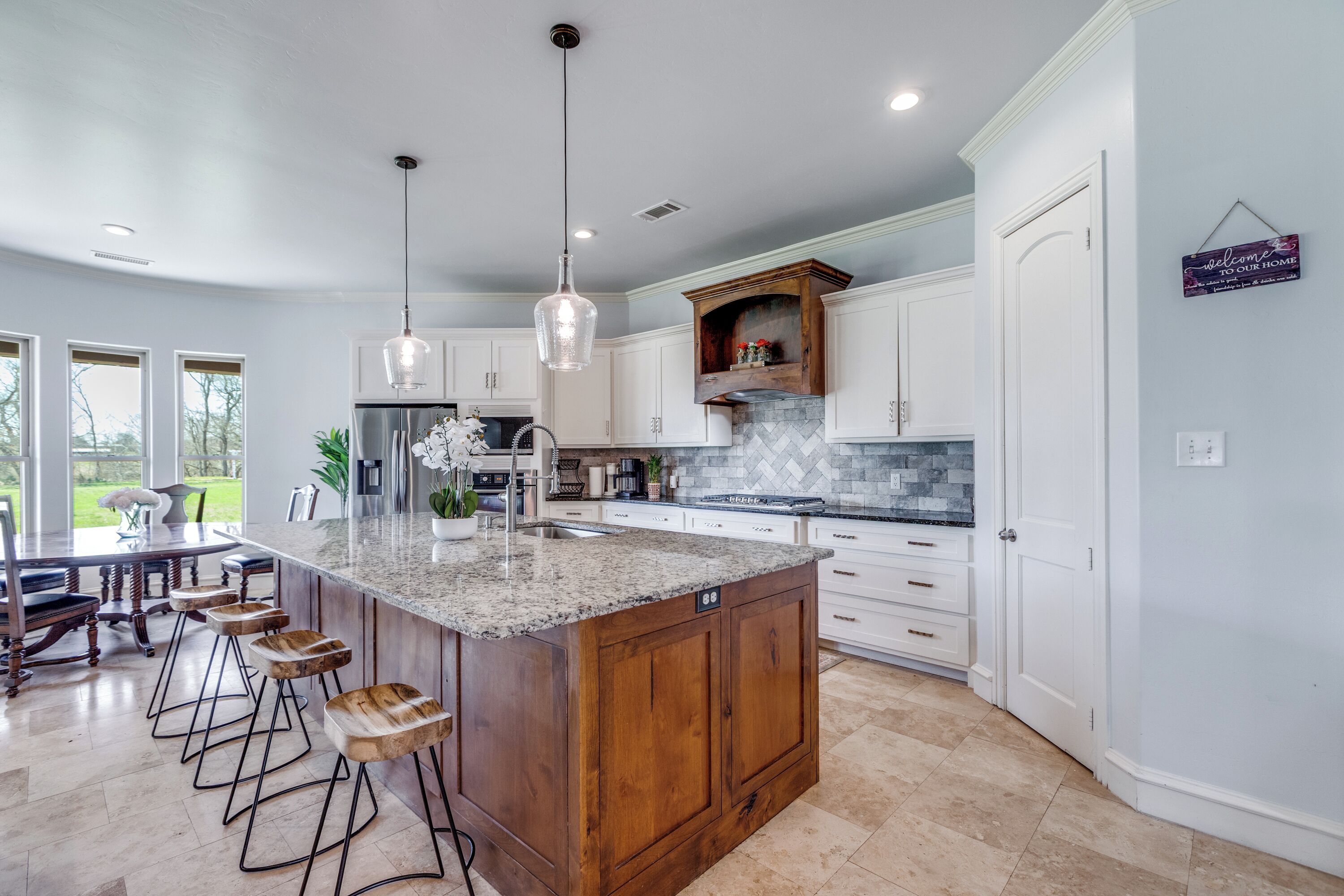 Microwave, oven, stovetop