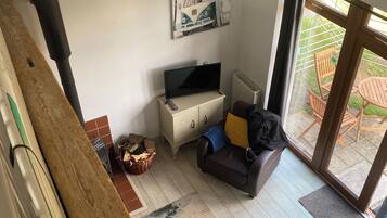 Comfort-Ferienhaus, 1 Schlafzimmer (Surf Shack) | Hochwertige Bettwaren, individuell dekoriert, individuell eingerichtet