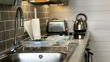 Feriehus - 1 soveværelse (Poachers Hut) | Premium-sengetøj, individuelt design, individuel indretning, sengetøj