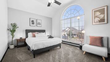 4 bedrooms, iron/ironing board, travel crib, WiFi