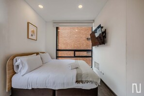 1 bedroom, iron/ironing board, WiFi, bed sheets - NOK Stylish 1BR Apartment in Parque de la 93 (Bogotá)