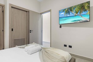 1 bedroom, iron/ironing board, WiFi, bed sheets - NOK Modern 1BR Apartment with Terrace in Vistacana (Punta Cana)