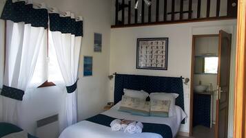 2 chambres, draps fournis