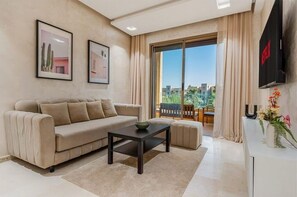 Living area - Prestigia cozy appartement for cheeling (Marrakech)