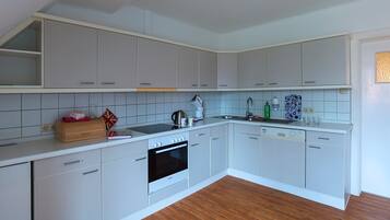 Kühlschrank, Ofen, Herdplatte, Geschirrspüler