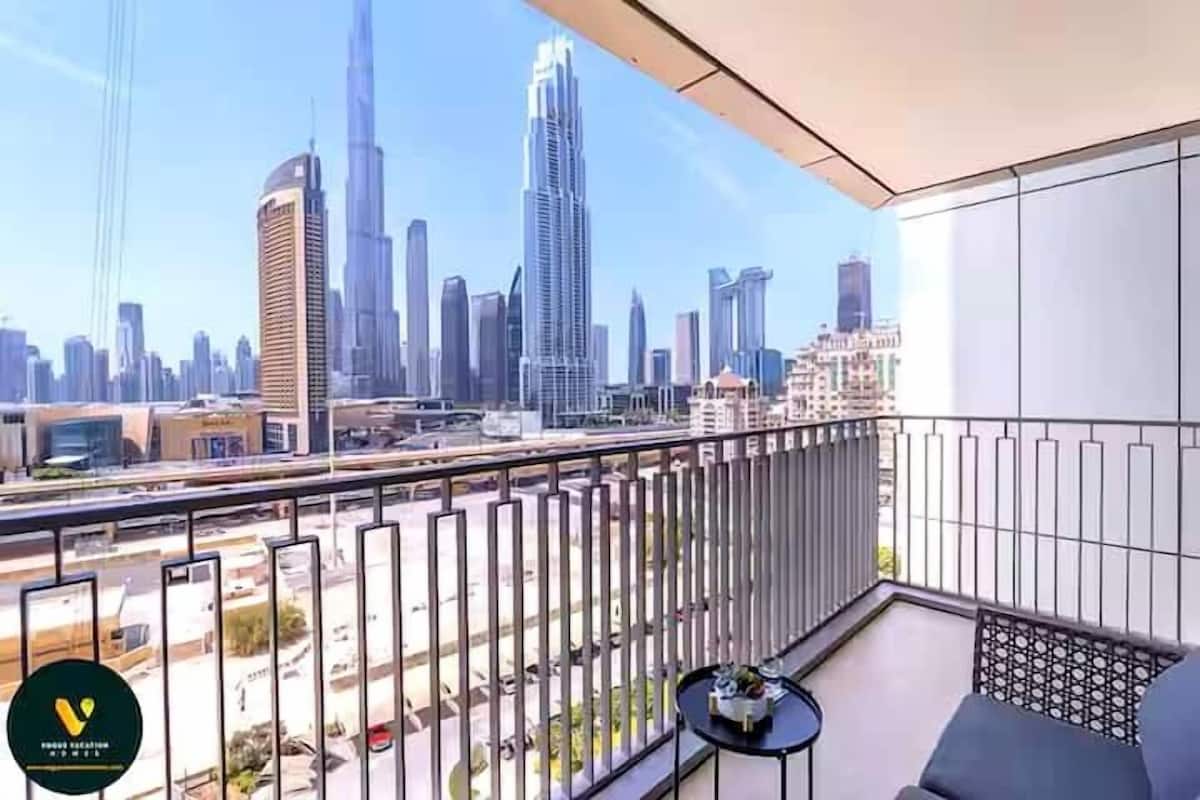 Apartamento superluxo, sacada, vista para a cidade | Vista da sacada
