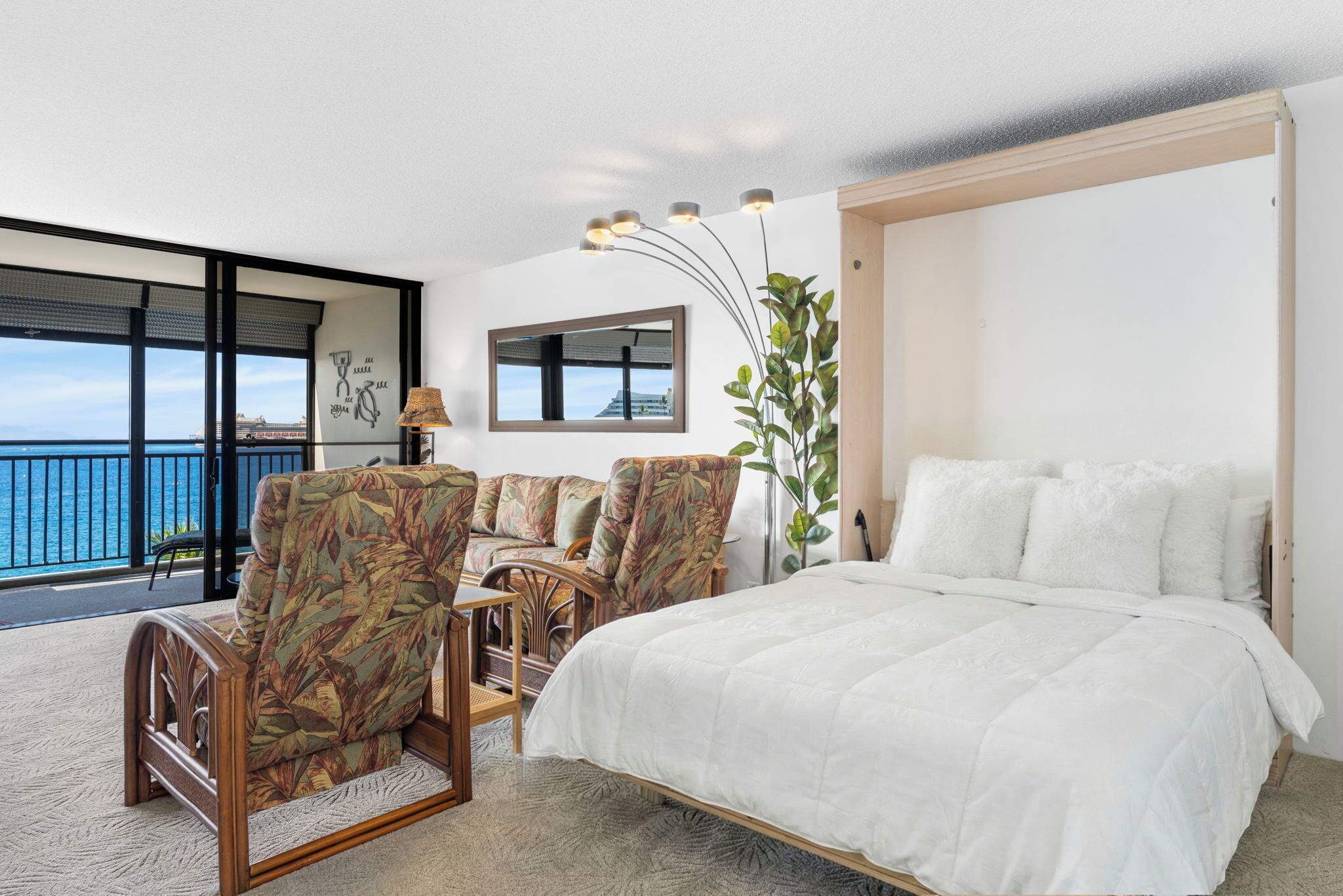 Leilighet, flere senger, kjøkken, havutsikt (Kona Alii 504) | 1 soverom, individuelt dekorert og individuelt innredet