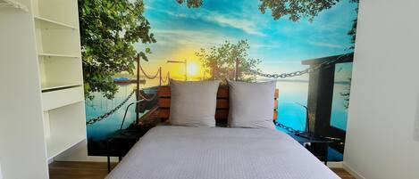 2 Schlafzimmer, Bügeleisen/Bügelbrett, kostenloses WLAN, Bettwäsche