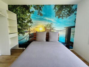 2 habitaciones, tabla de planchar con plancha y wifi gratis 