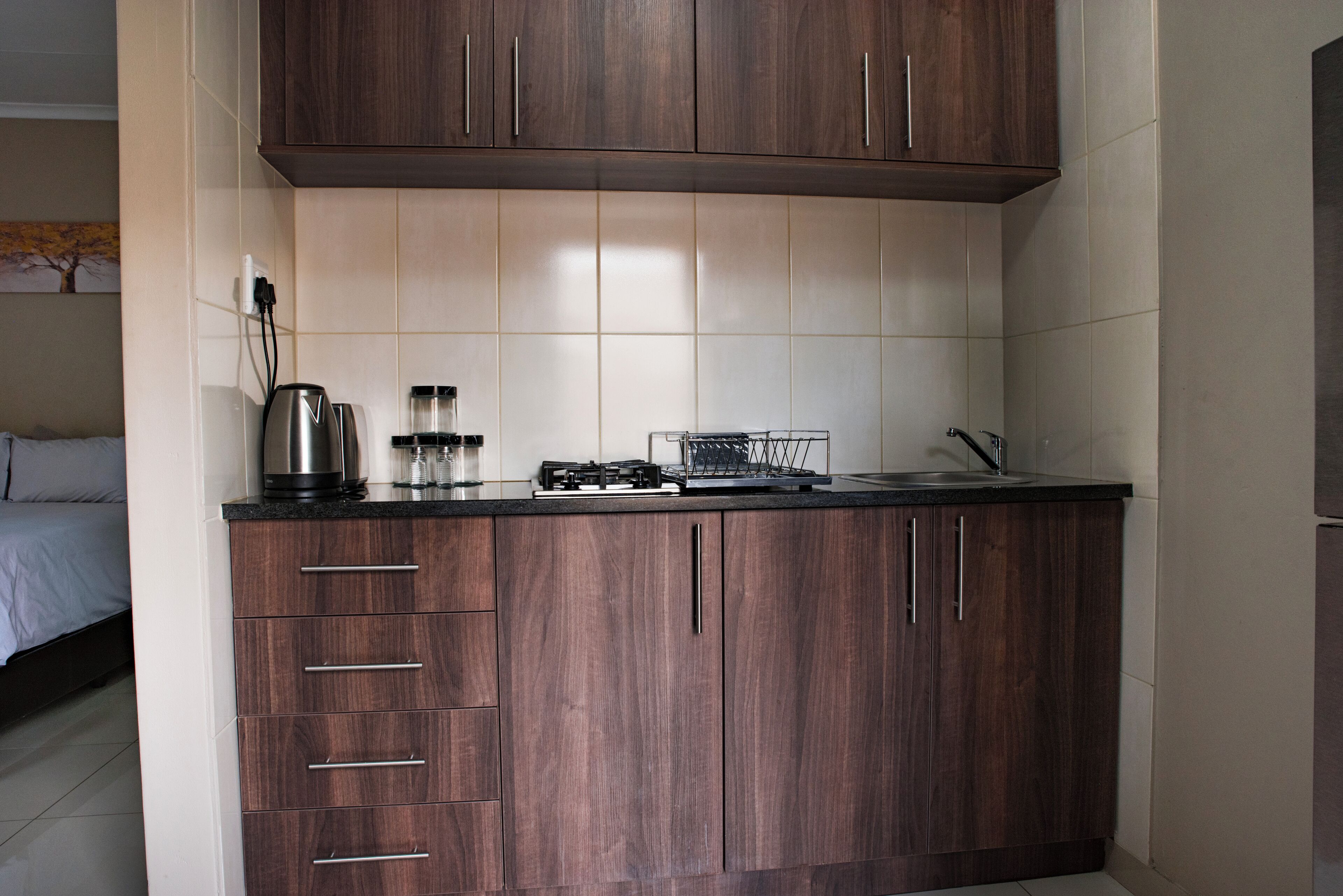 Studio Standard - 1 dubbelsäng - kök | Eget kök | Kylskåp, mikrovågsugn, ugn och grytor/köksredskap