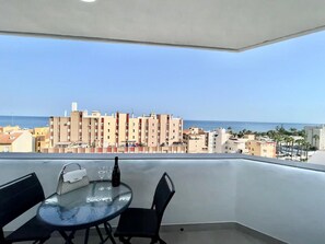 Outdoor dining - TERRASOL PLAZAMAR 2-9-14 (Torre del Mar)