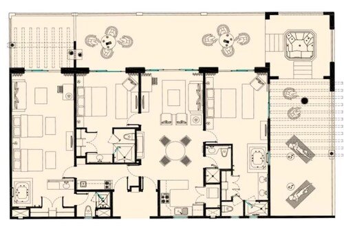 3-bedroom Penthouse at the beautiful Villa de Palmar Loreto