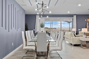 Dining - Last Minute Disney! Private Pool, Hot Tub, Game Room & Themed Bedrooms. Book Now! #WIR441 (Orlando)
