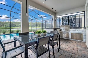 Dining - Last Minute Disney! Private Pool, Hot Tub, Game Room & Themed Bedrooms. Book Now! #SLR550 (Orlando)